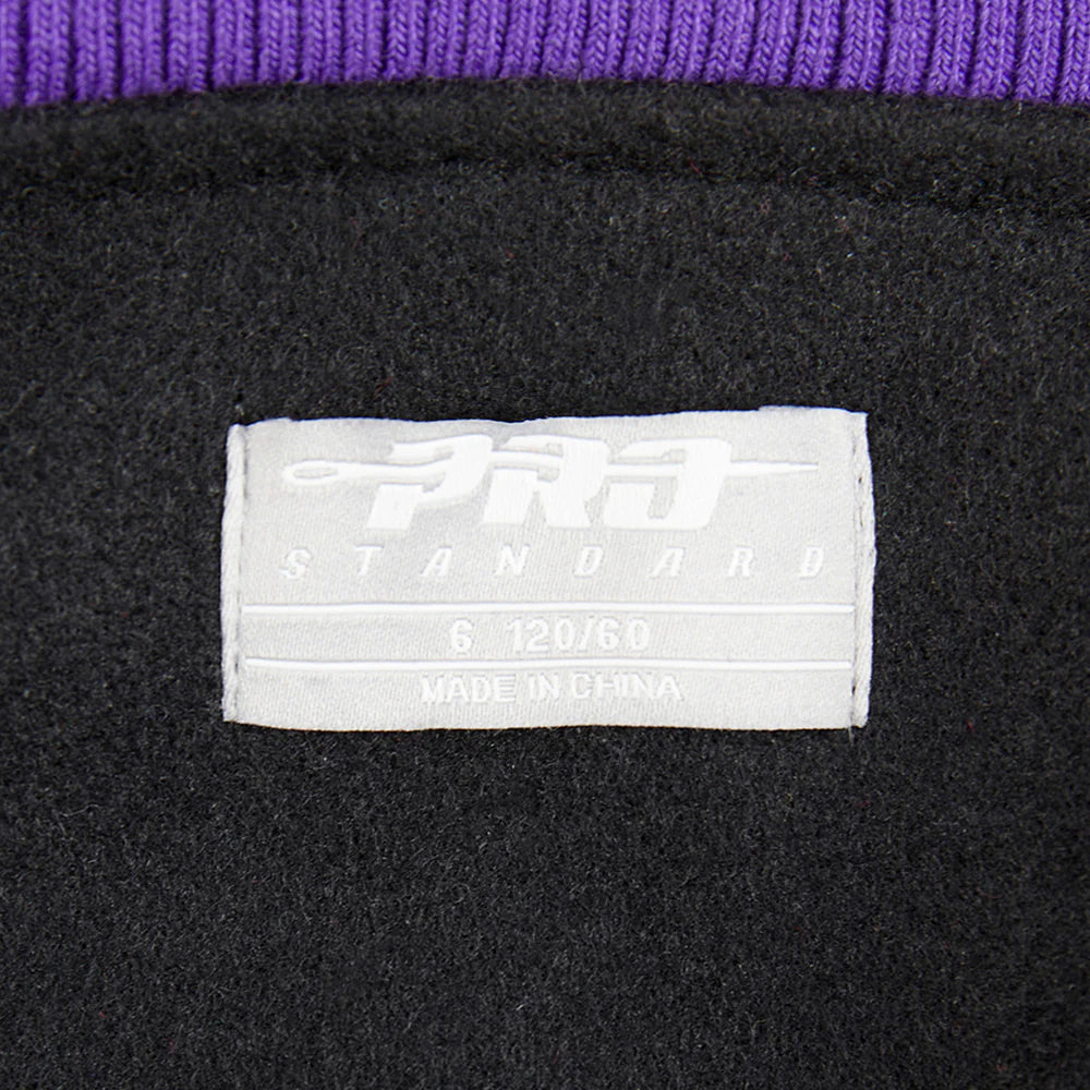 NBA LOS ANGELES LAKERS RETRO CLASSIC LITTLE BOYS RIB WOOL VARSITY JACKET