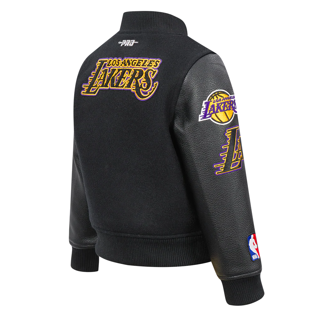 NBA LOS ANGELES LAKERS CLASSIC TODDLER BOYS WOOL VARSITY JACKET