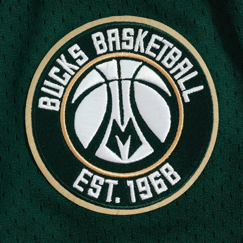 NBA MILWAUKEE BUCKS CLASSIC MEN'S MESH BUTTON DOWN JERSEY