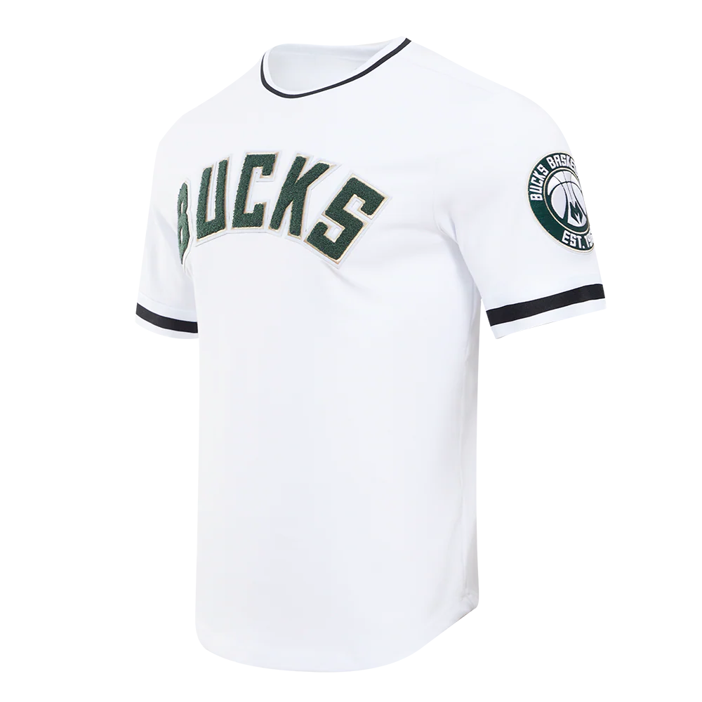 NBA MILWAUKEE BUCKS CLASSIC CHENILLE MEN'S TEE