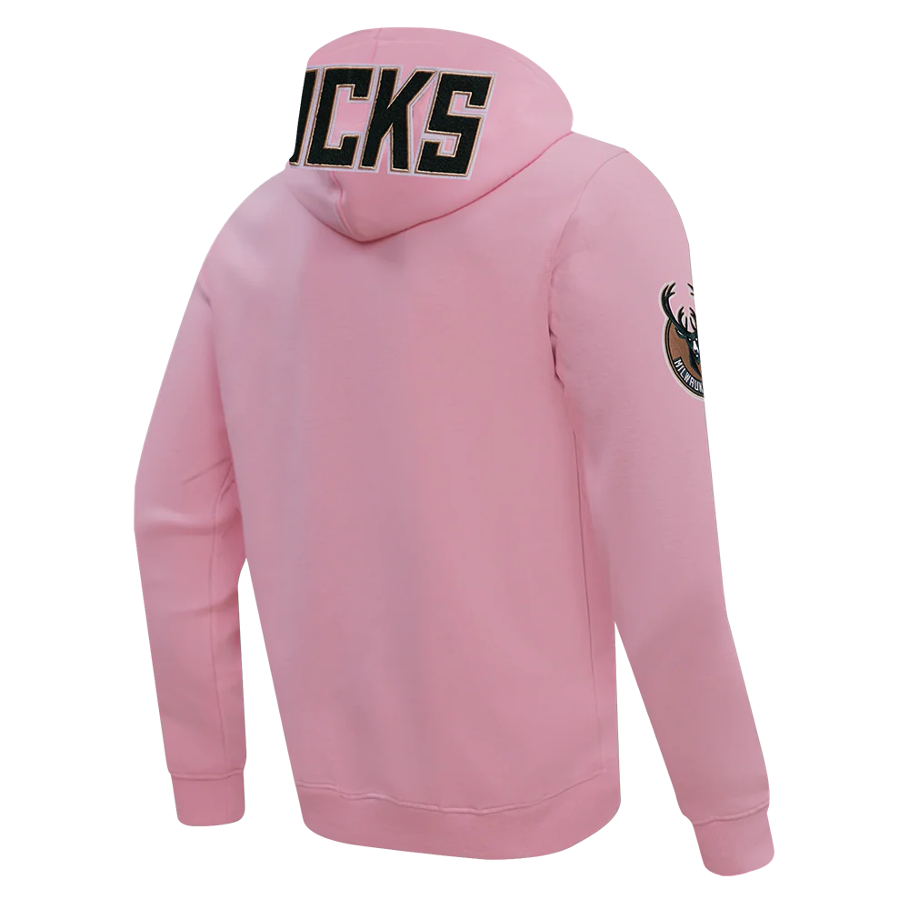 NBA MILWAUKEE BUCKS CLASSIC CHENILLE MEN'S FULL ZIP PULLOVER HOODIE