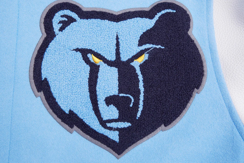 NBA MEMPHIS GRIZZLIES MASHUP MEN'S RIB WOOL VARSITY JACKET