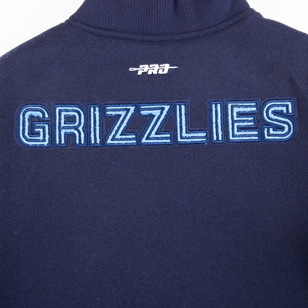 NBA MEMPHIS GRIZZLIES CLASSIC BIG BOYS WOOL VARSITY JACKET