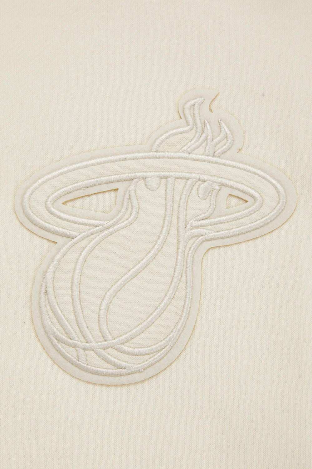 NBA MIAMI HEAT NEUTRAL DROP SHOULDER FLEECE PULLOVER HOODIE