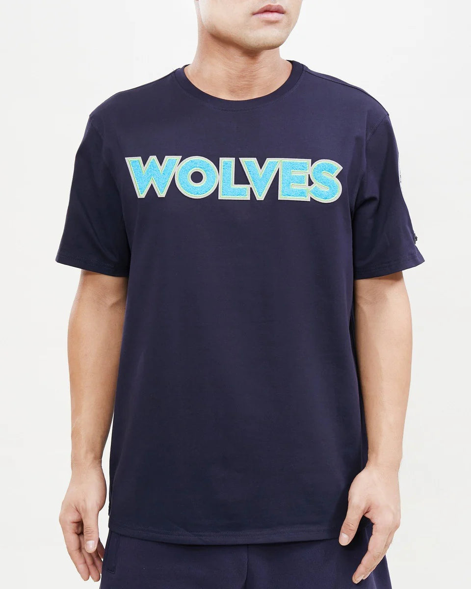 NBA MINNESOTA TIMBERWOLVES CLASSIC CHENILLE MEN'S TEE
