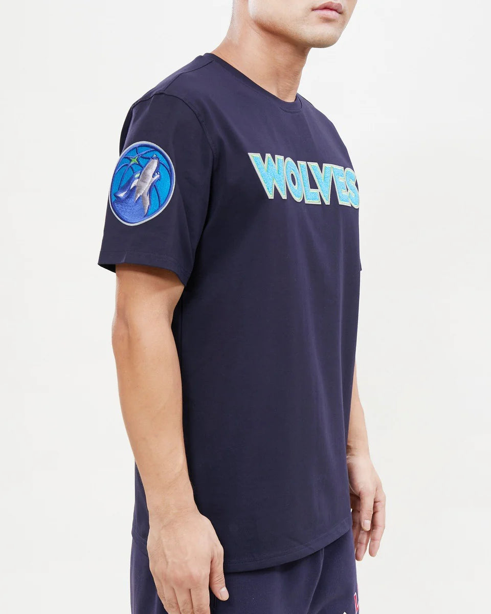 NBA MINNESOTA TIMBERWOLVES CLASSIC CHENILLE MEN'S TEE