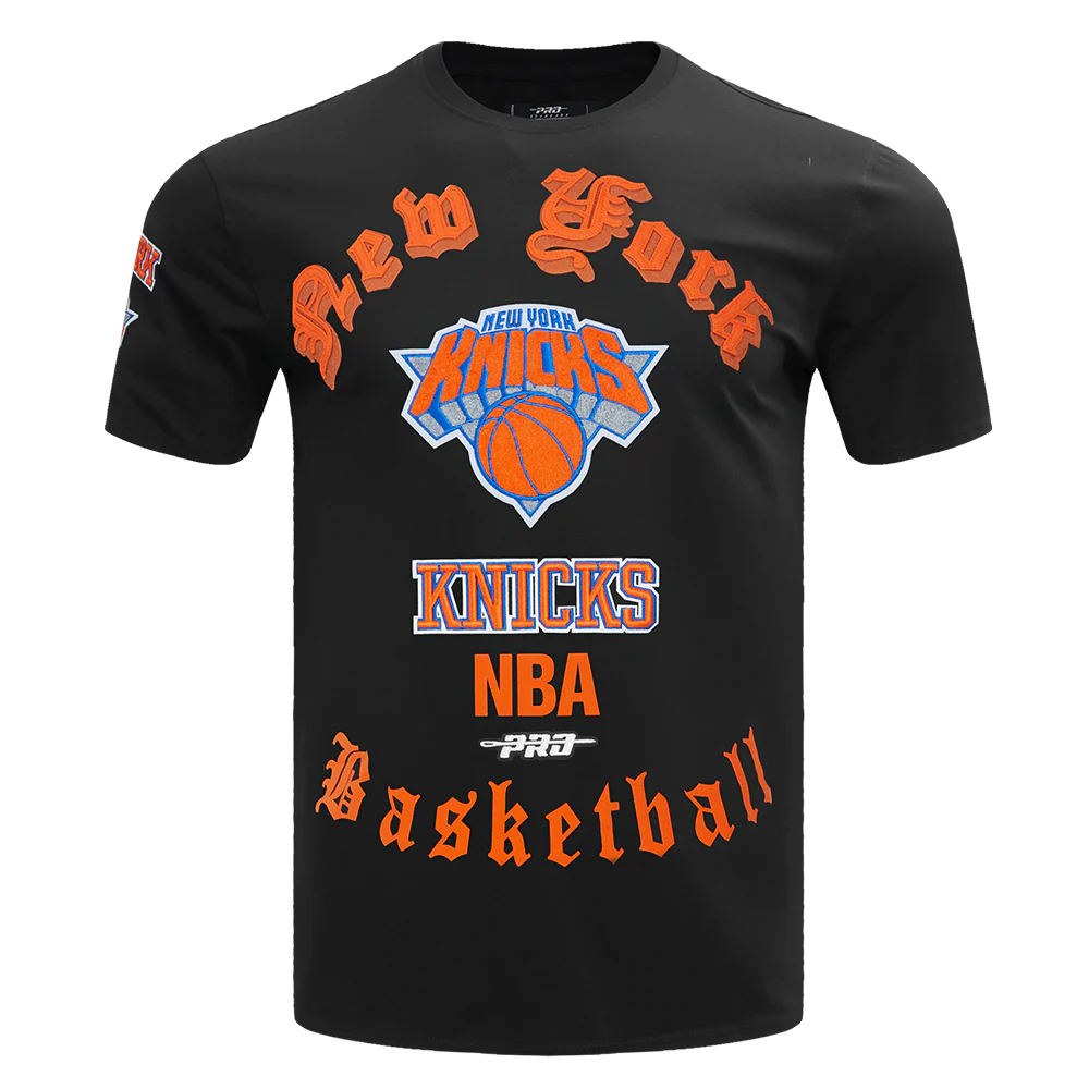 NBA NEW YORK KNICKS OLD ENGLISH MEN'S TEE