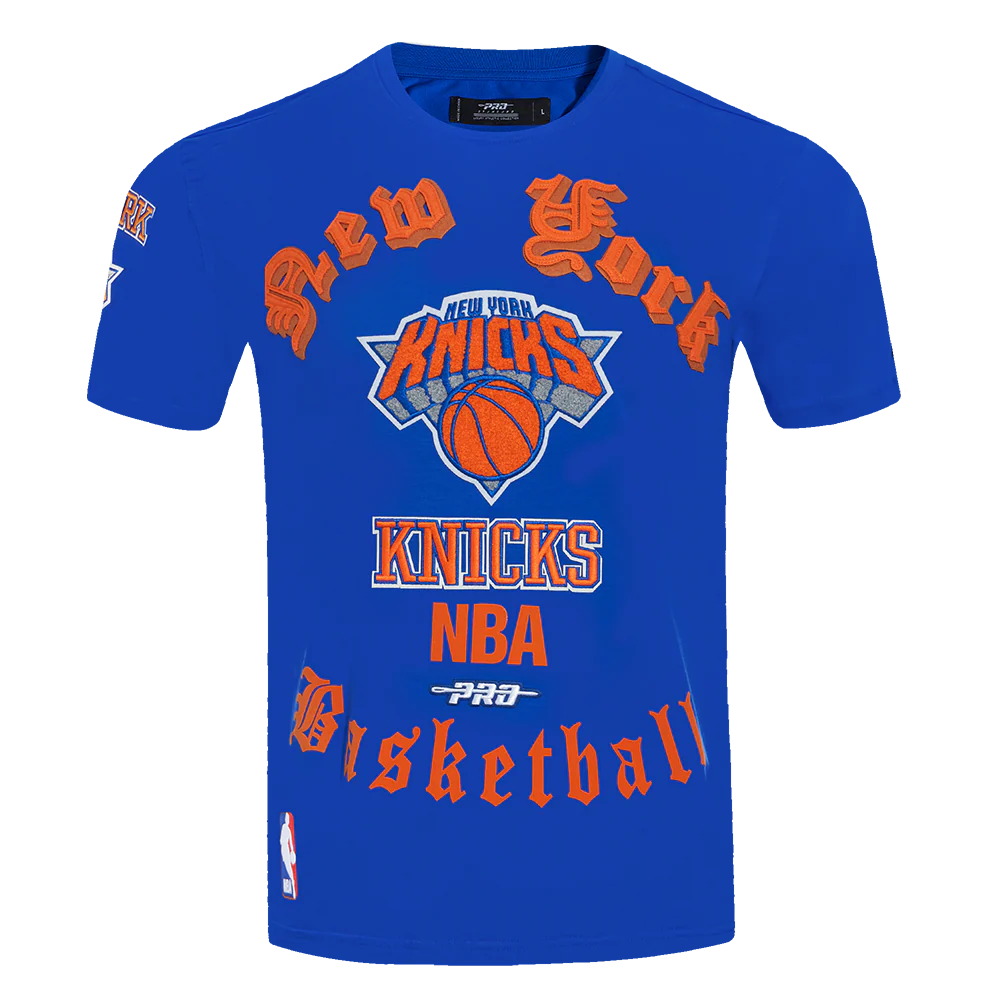 NBA NEW YORK KNICKS OLD ENGLISH MEN'S TEE