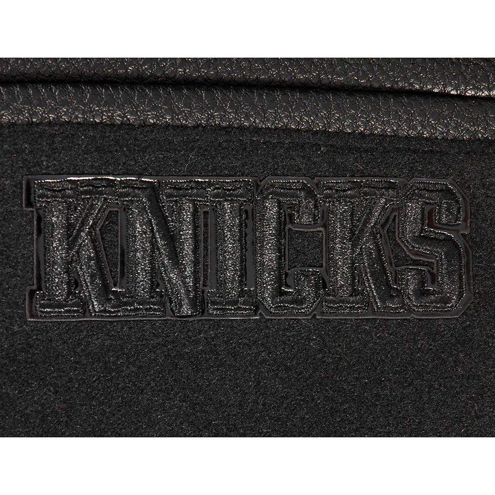 NBA NEW YORK KNICKS TRIPLE BLACK LITTLE BOYS WOOL VARSITY JACKET