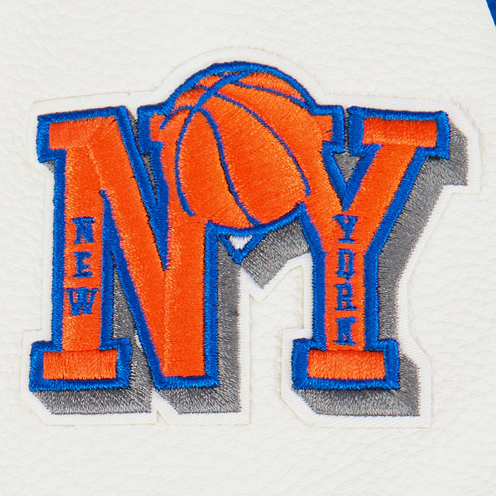 NBA NEW YORK KNICKS RETRO CLASSIC LITTLE BOYS RIB WOOL VARSITY JACKET