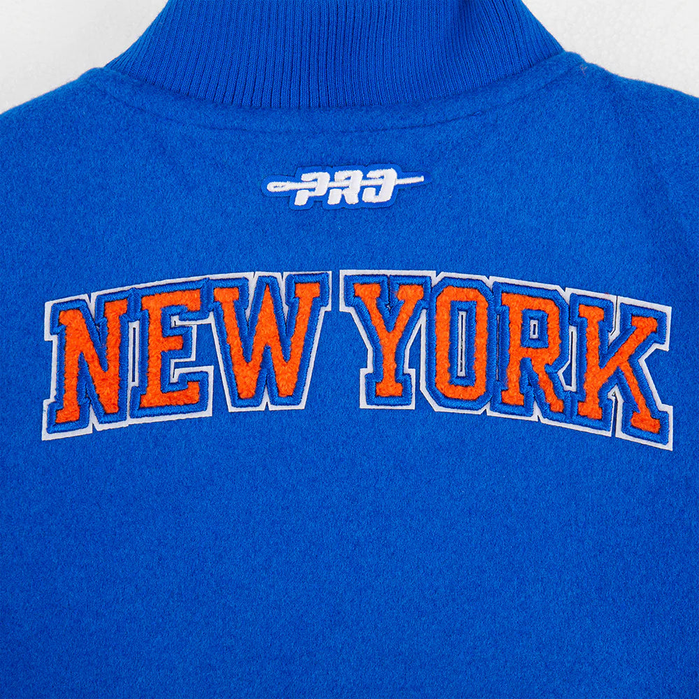 NBA NEW YORK KNICKS CLASSIC TODDLER BOYS WOOL VARSITY JACKET
