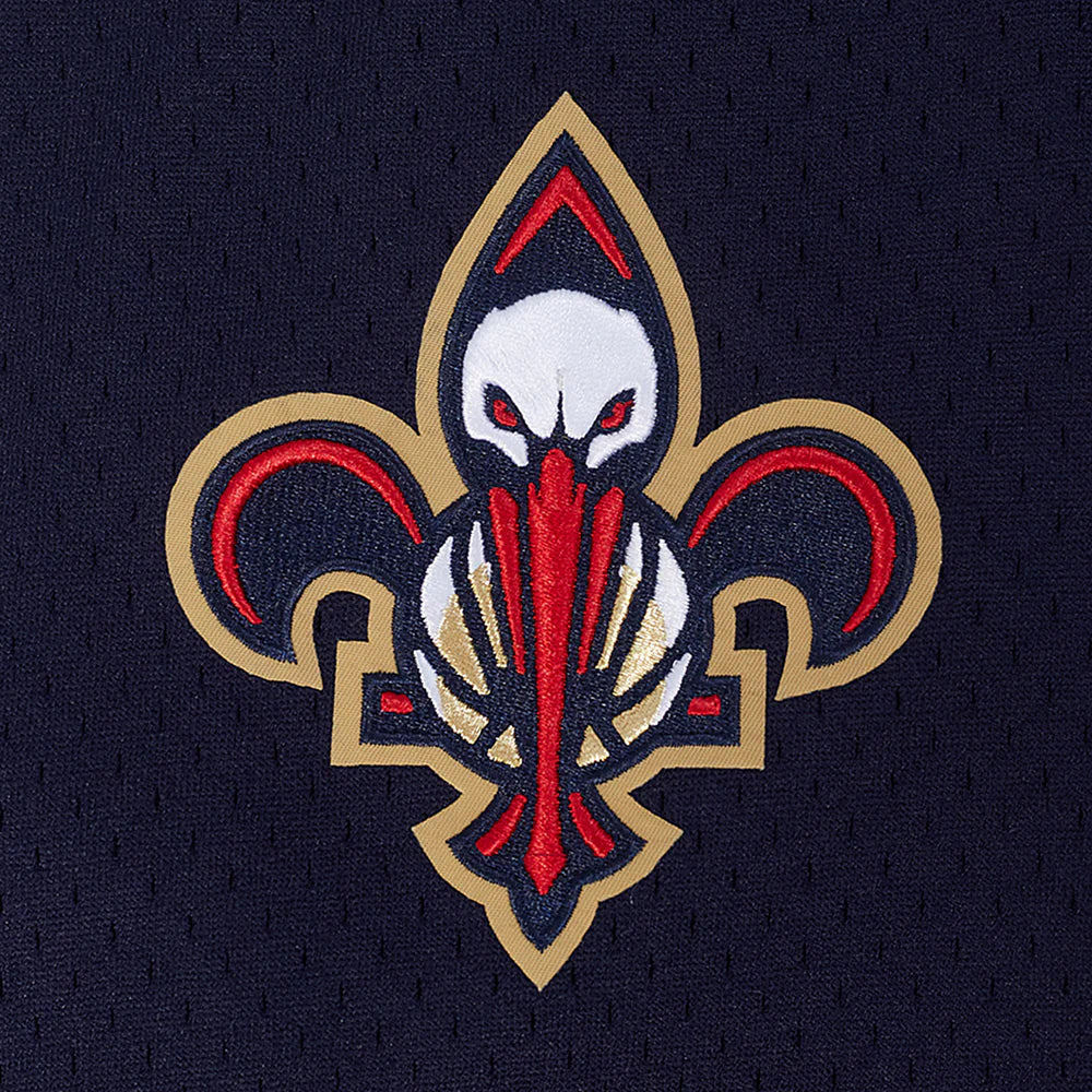 NBA NEW ORLEANS PELICANS ZION WILLIAMSON #1 CLASSIC MESH PNN MEN'S MESH BUTTON DOWN SHIRT