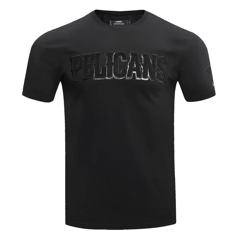 NBA NEW ORLEANS PELICANS TRIPLE BLACK MEN'S TEE