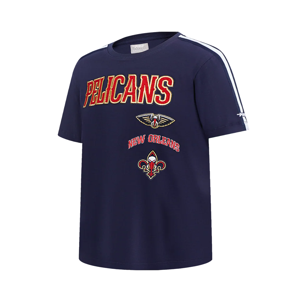 NBA NEW ORLEANS PELICANS RETRO CLASSIC SINGLE JERSEY BIG BOYS SINGLE JERSEY TAPING TEE