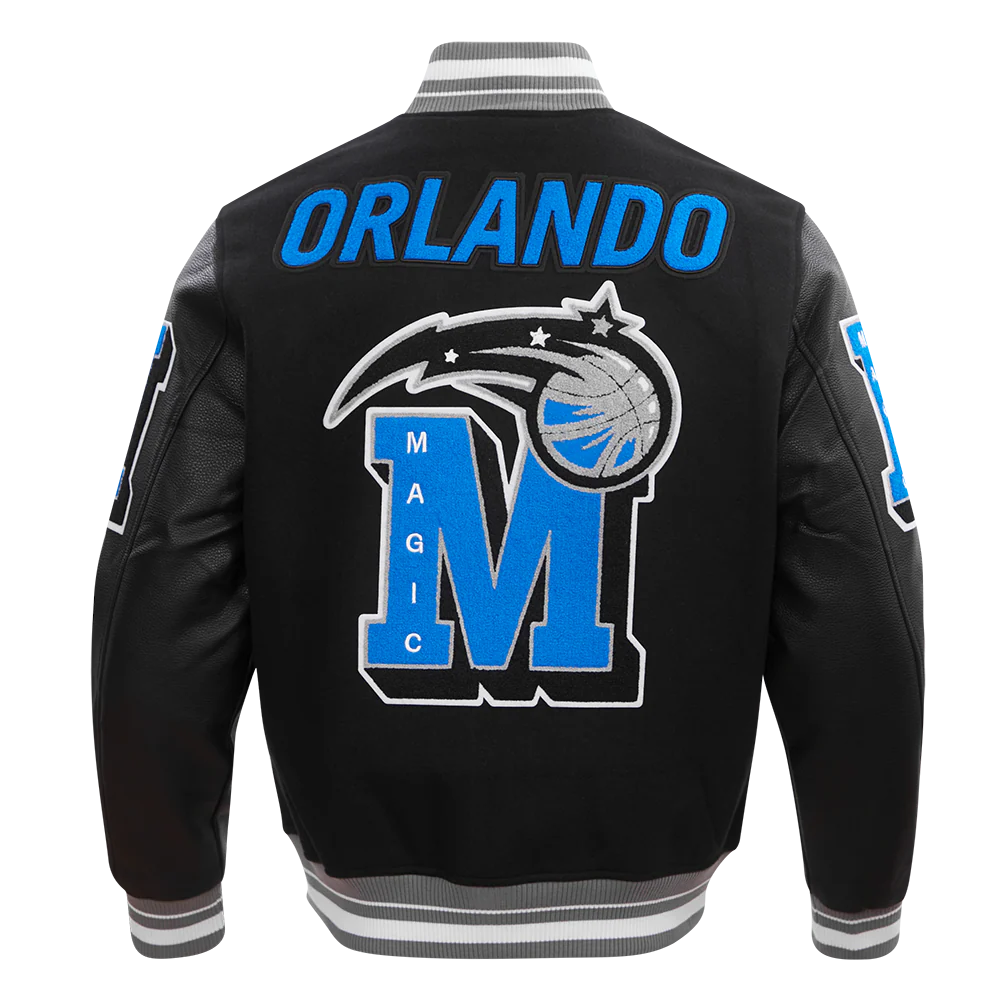 NBA ORLANDO MAGIC MASHUP MEN'S RIB WOOL VARSITY JACKET