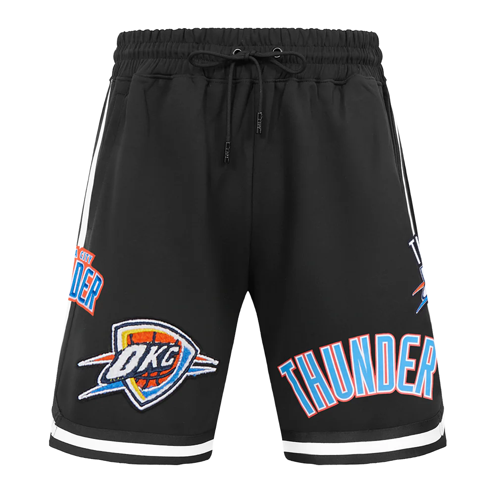 NBA OKLAHOMA CITY THUNDER CLASSIC CHENILLE MEN'S SHORT