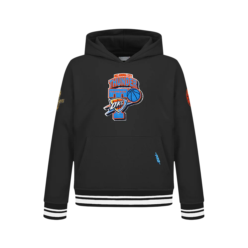 OKLAHOMA CITY THUNDER NBA FINALS 2025 BIG BOY'S RIB FLEECE PO HOODIE