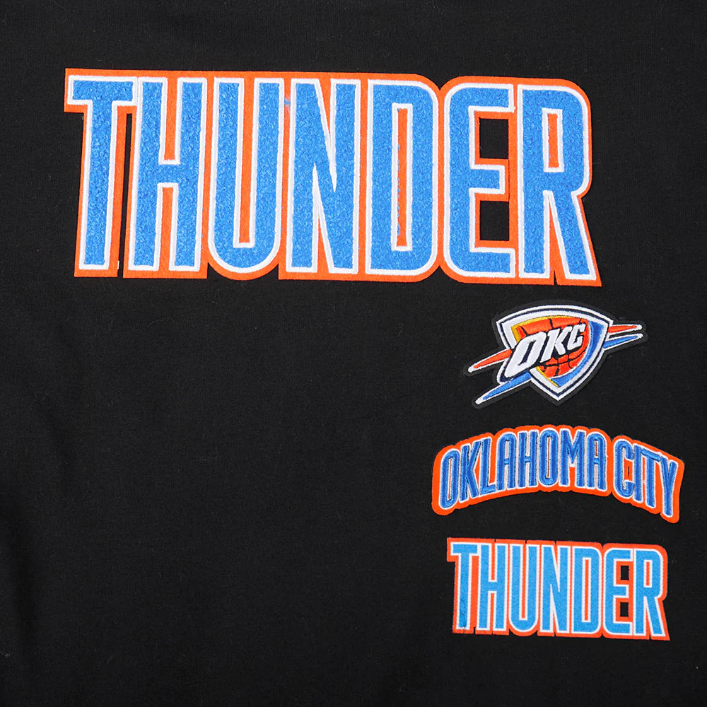 NBA OKLAHOMA CITY THUNDER RETRO CLASSIC BIG GIRLS SHORT SLEEVE BOXY TEE