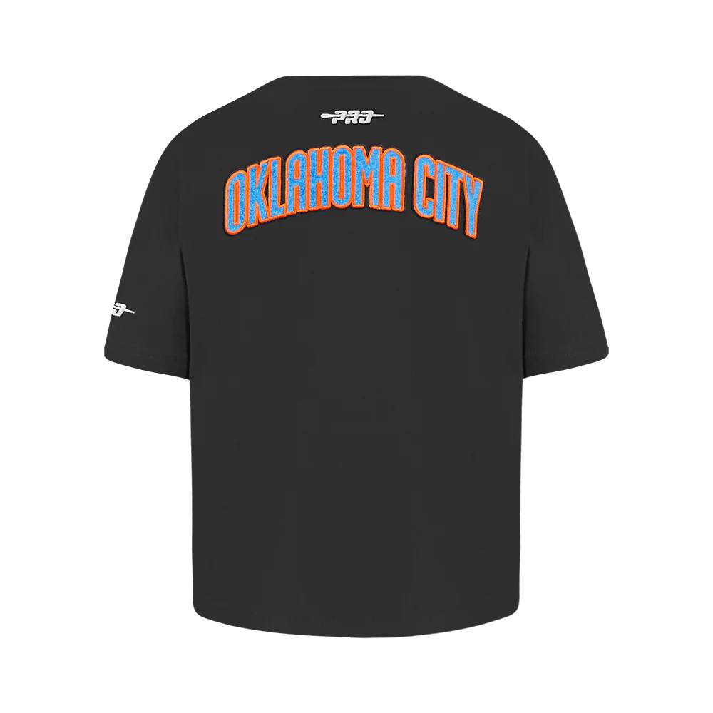 NBA OKLAHOMA CITY THUNDER CLASSIC LITTLE GIRLS SHORT SLEEVE BOXY TEE