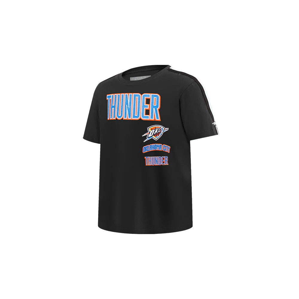 NBA OKLAHOMA CITY THUNDER RETRO CLASSIC TODDLER BOYS SHORT SLEEVE TAPING TEE