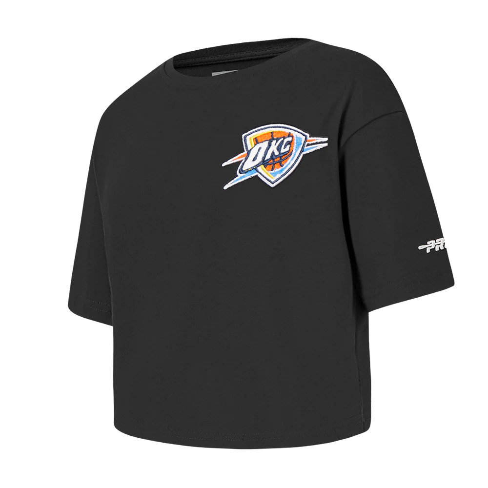 NBA OKLAHOMA CITY THUNDER CLASSIC TODDLER GIRLS SHORT SLEEVE BOXY TEE