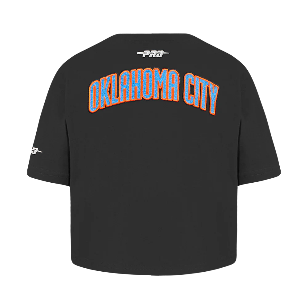 NBA OKLAHOMA CITY THUNDER CLASSIC TODDLER GIRLS SHORT SLEEVE BOXY TEE