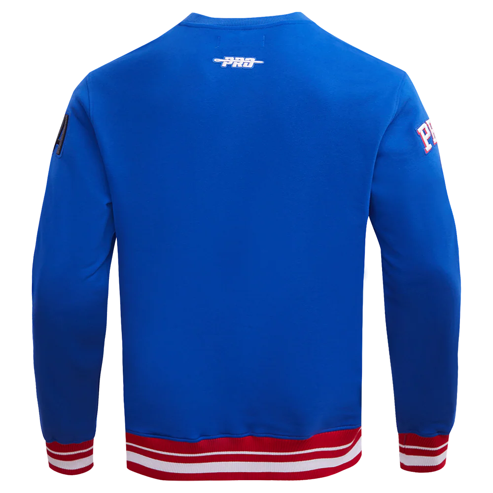 NBA PHILADELPHIA 76ERS MASHUP MEN'S RIB CREWNECK
