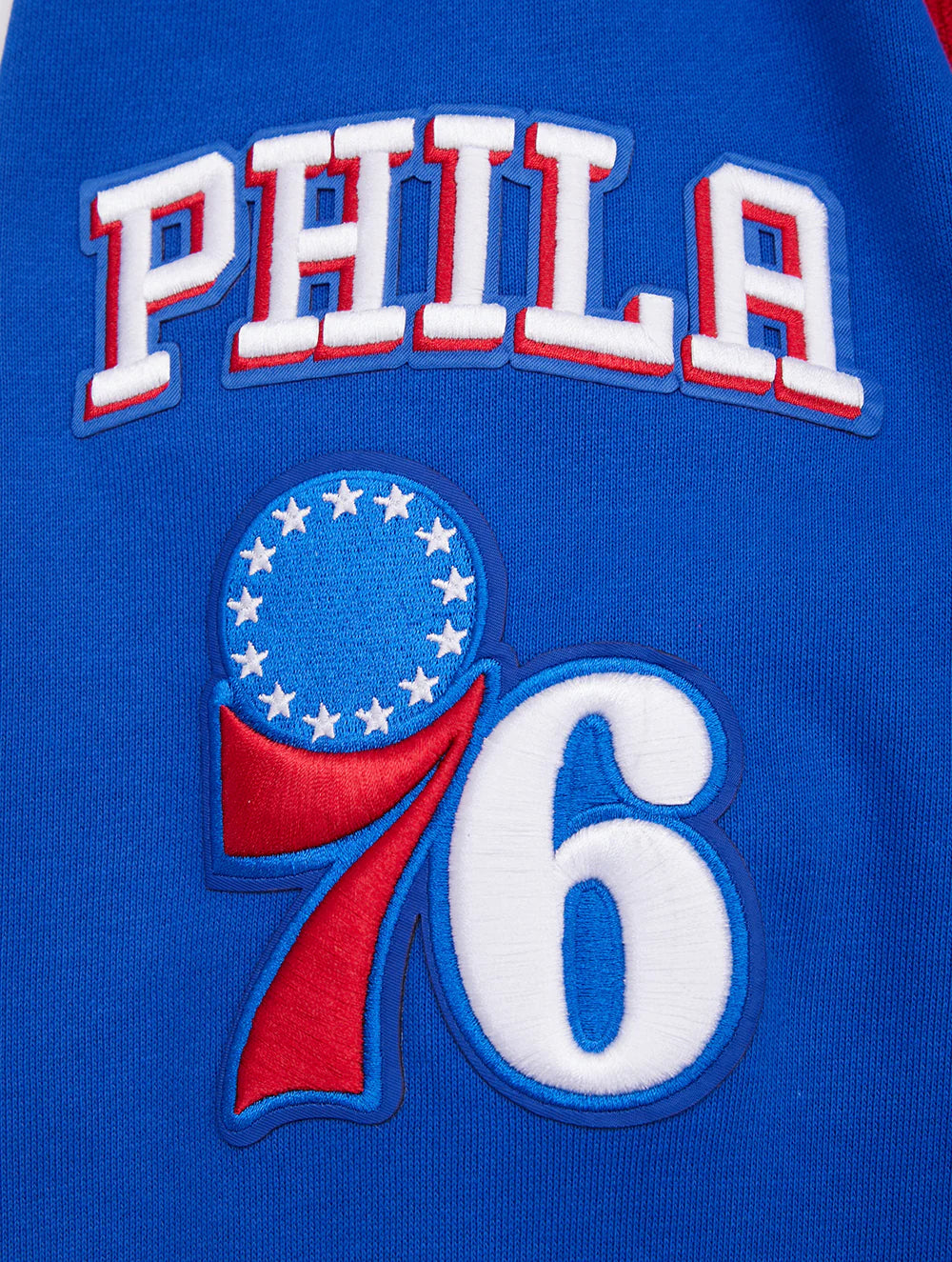 NBA PHILADELPHIA 76ERS MASHUP MEN'S RIB CREWNECK