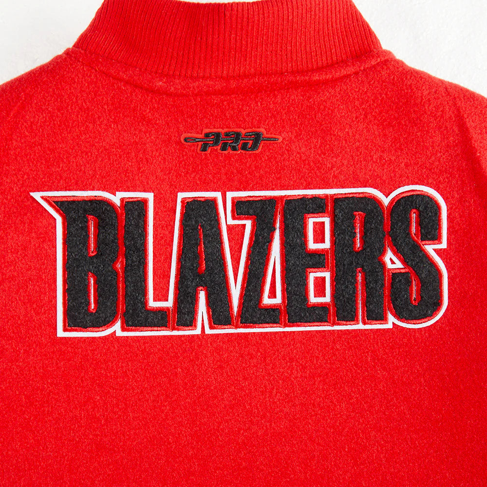 NBA PORTLAND TRAIL BLAZERS CLASSIC LITTLE BOYS WOOL VARSITY JACKET