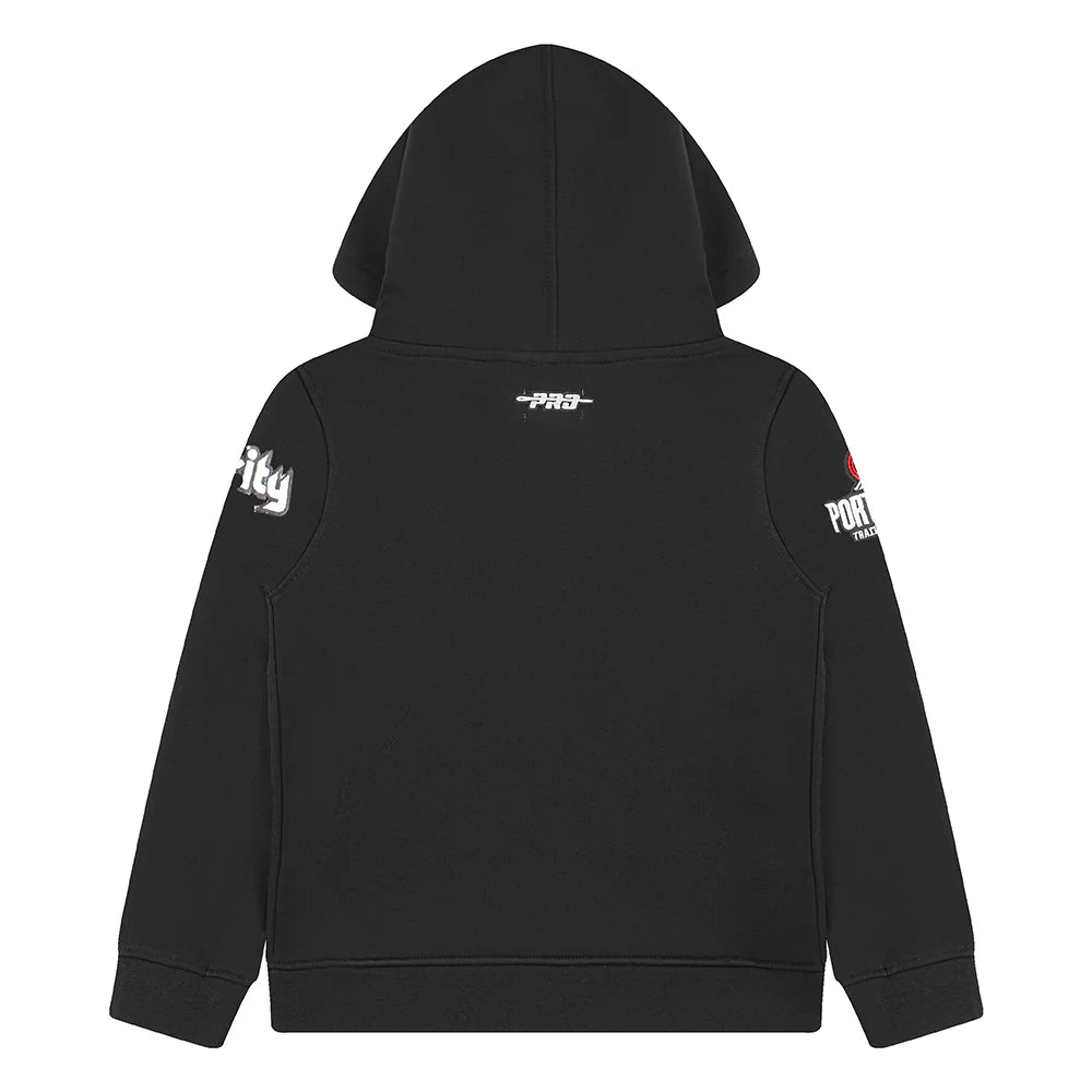 NBA PORTLAND TRAIL BLAZERS CLASSIC TODDLER BOYS FLEECE PULLOVER HOODIE