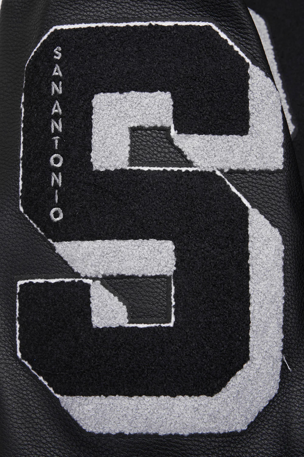 NBA SAN ANTONIO SPURS MASHUP MEN'S RIB WOOL VARSITY JACKET