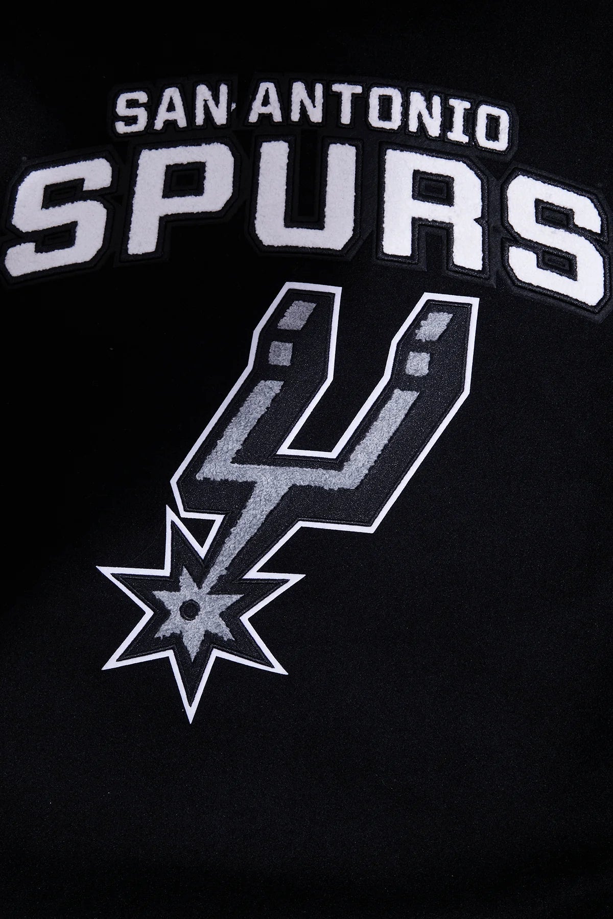 NBA SAN ANTONIO SPURS RETRO CLASSIC MEN'S RIB WOOL VARSITY JACKET