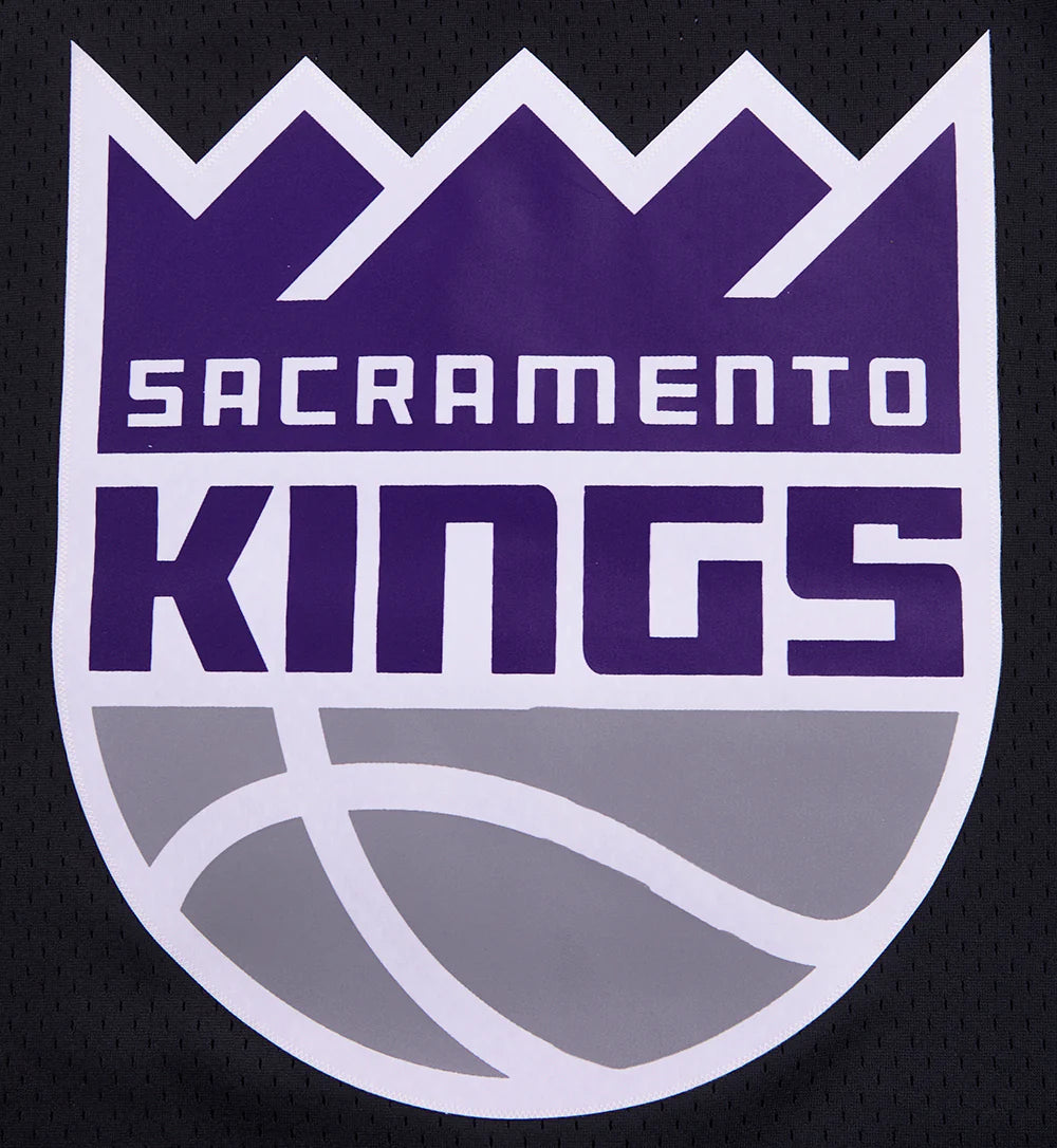 NBA SACRAMENTO KINGS CLASSIC MEN'S MESH BUTTON DOWN JERSEY