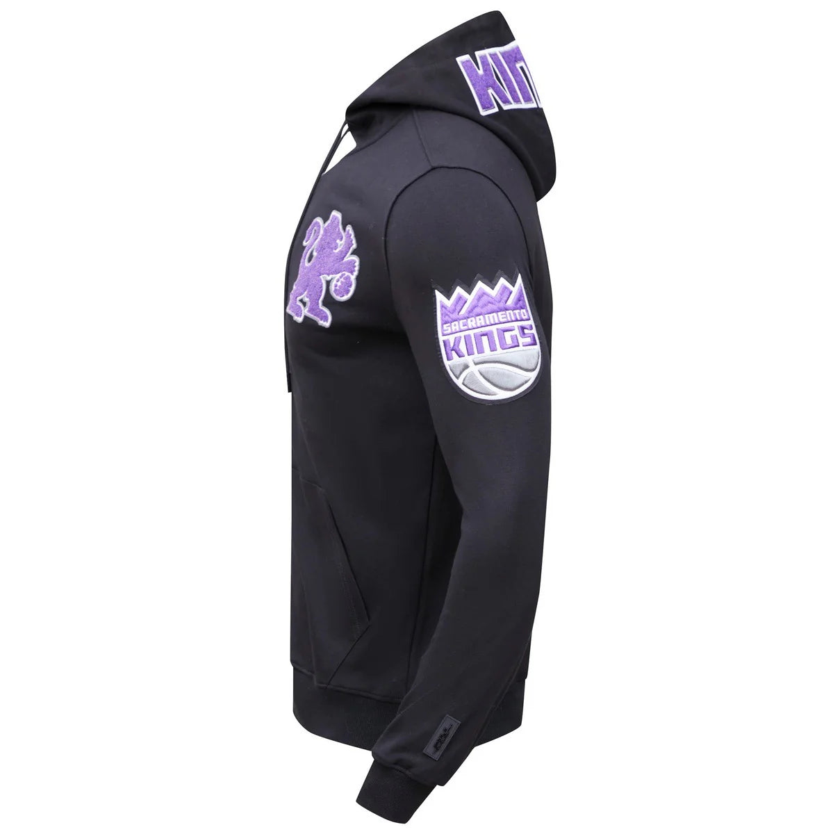 NBA SACRAMENTO KINGS CLASSIC CHENILLE MEN'S FULL ZIP PULLOVER HOODIE