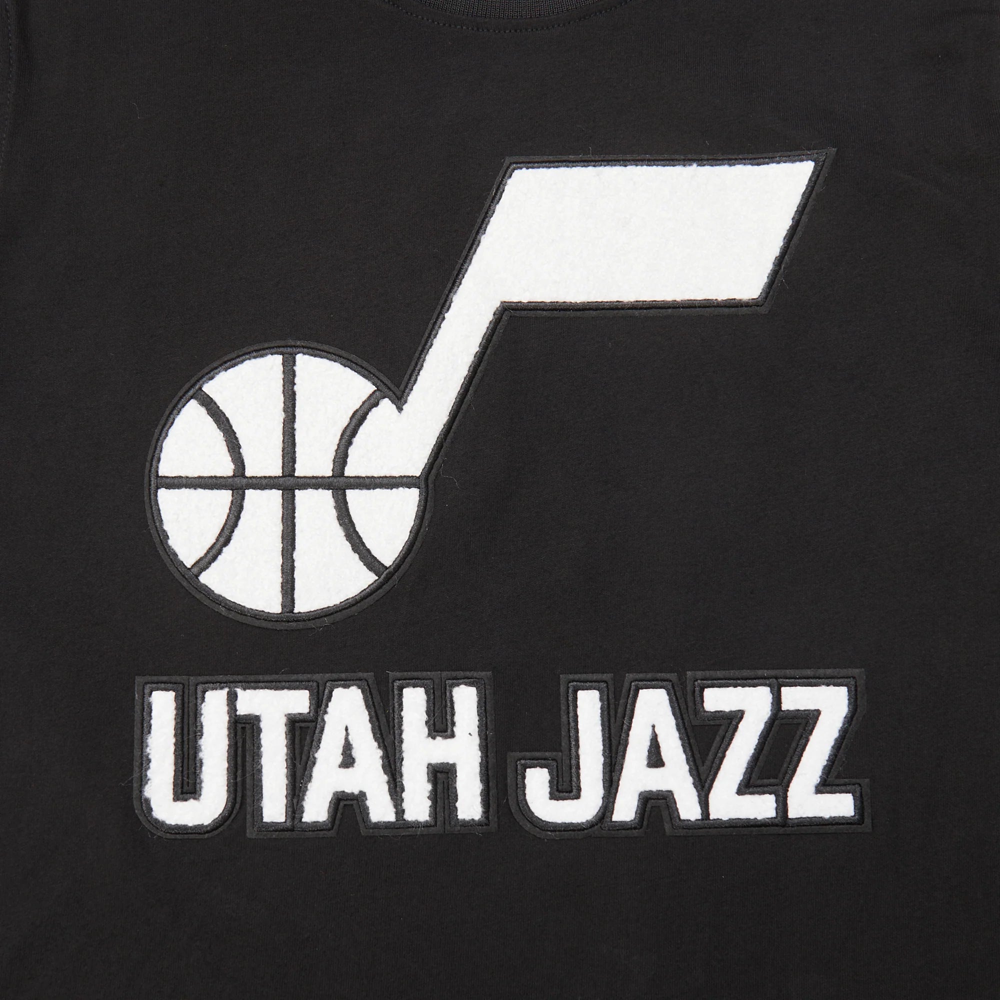 NBA UTAH JAZZ CLASSIC BIG BOYS SHORT SLEEVE STRIPED RIB TEE