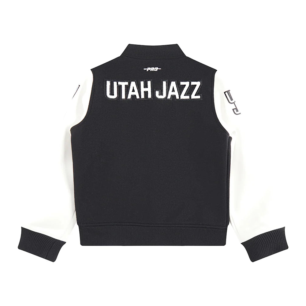 NBA UTAH JAZZ CLASSIC BIG BOYS WOOL VARSITY JACKET