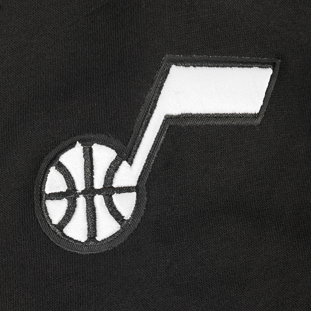 NBA UTAH JAZZ RETRO CLASSIC BIG GIRLS RIB FLEECE CREWNECK