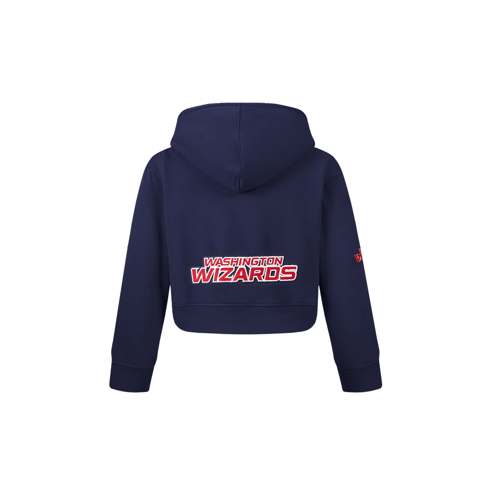 NBA WASHINGTON WIZARDS CLASSIC TODDLER GIRLS FLEECE FULL ZIP HOODIE