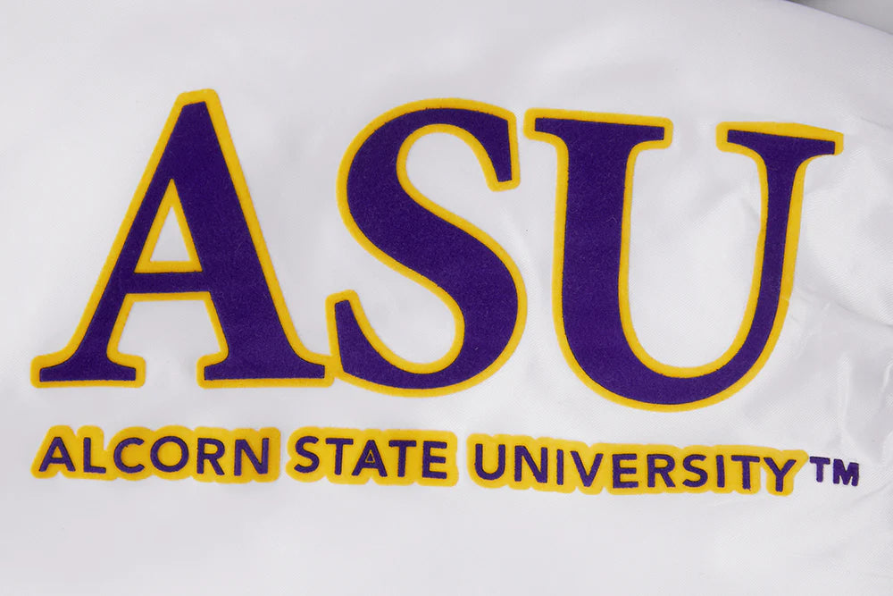 ALCORN STATE UNIVERSITY HOMECOMING RIB MEN'S SATIN JACKET