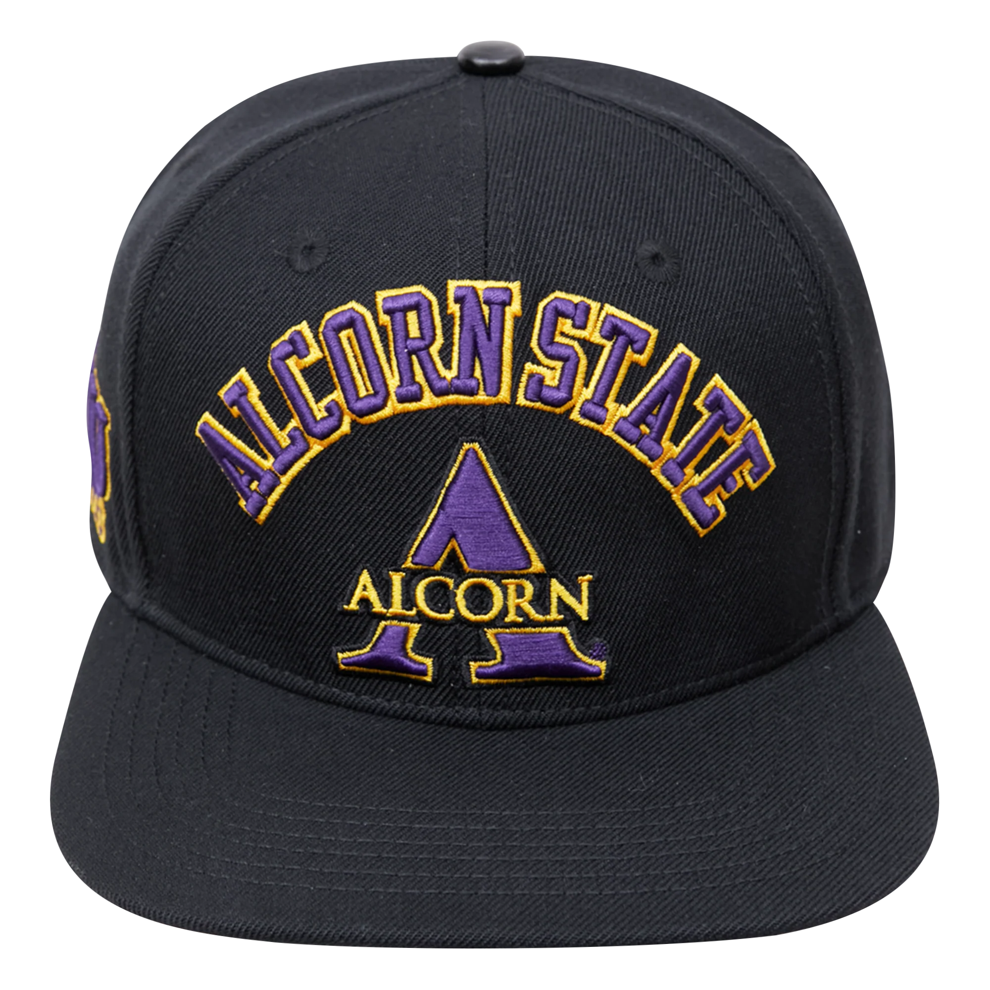 ALCORN STATE UNIVERSITY STACKED LOGO WOOL SNAPBACK HAT