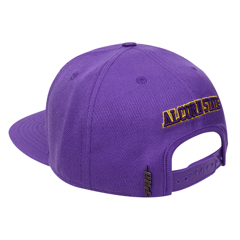 ALCORN STATE UNIVERSITY STACKED LOGO WOOL SNAPBACK HAT
