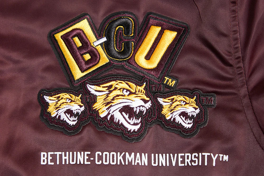 BETHUNE-COOKMAN UNIVERSITY HOMECOMING RIB MEN'S SATIN JACKET