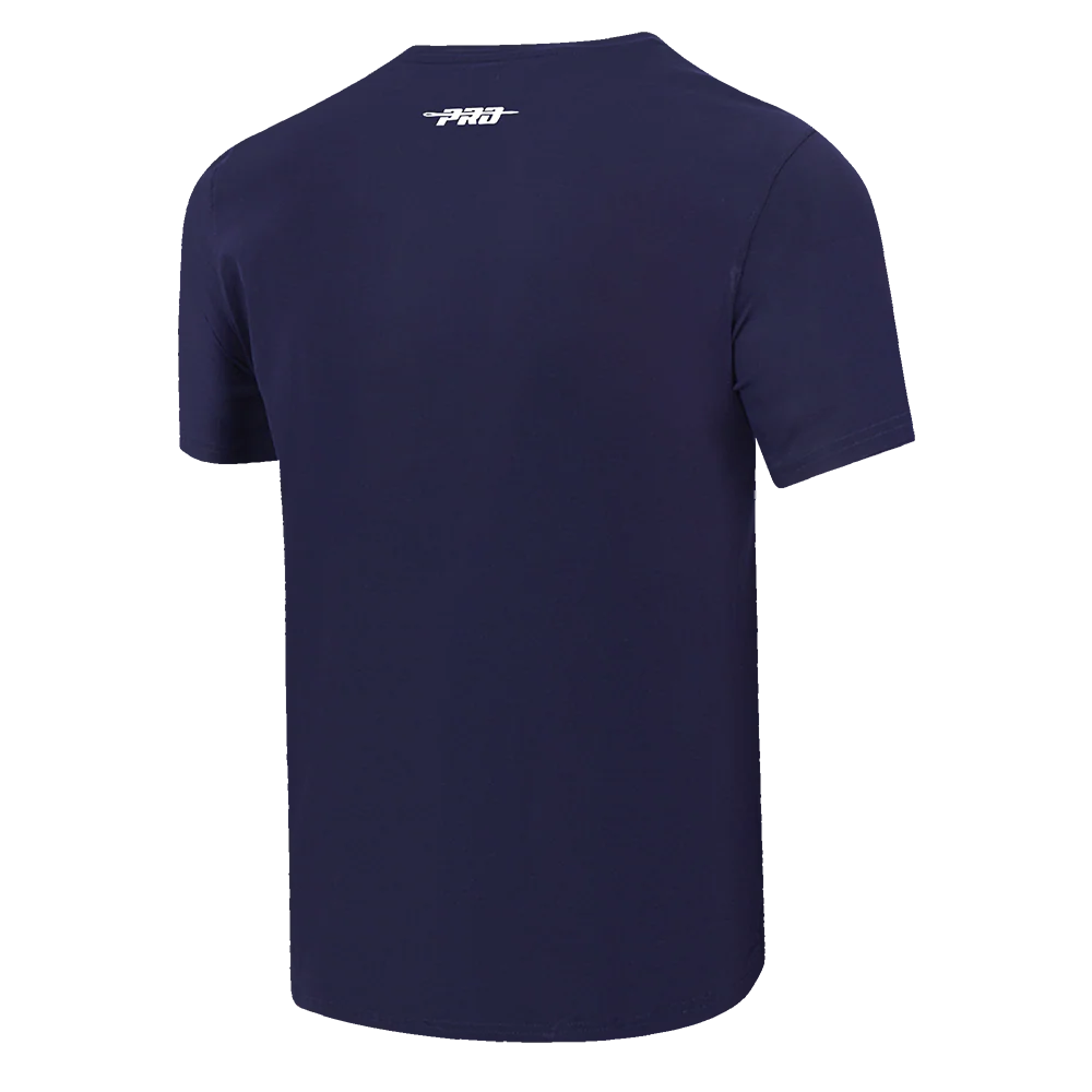 BOSTON UNIVERSITY CLASSIC STACKED LOGO SINGLE JERSEY TEE