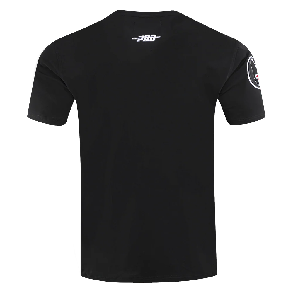 CLARK ATLANTA UNIVERSITY CLASSIC MEN'S STACKED LOGO TEE