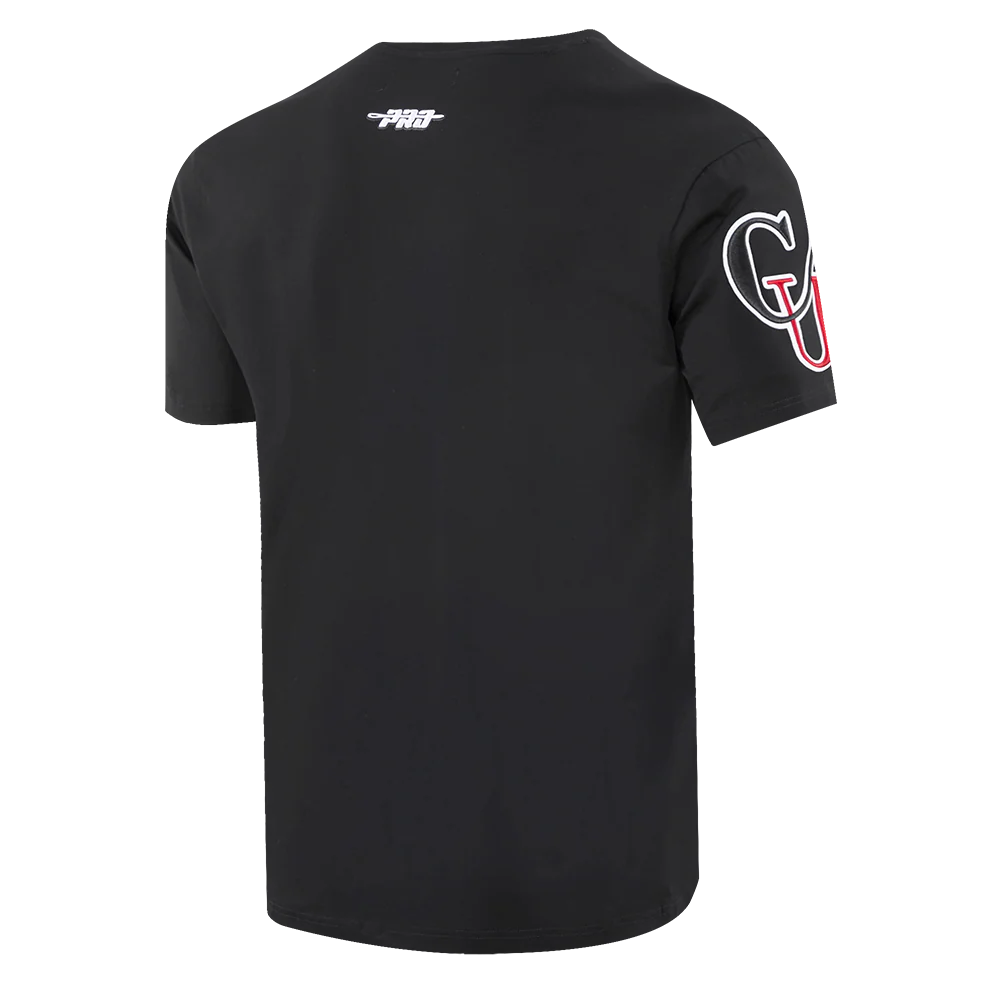 CLARK ATLANTA UNIVERSITY CLASSIC MEN'S STACKED LOGO TEE
