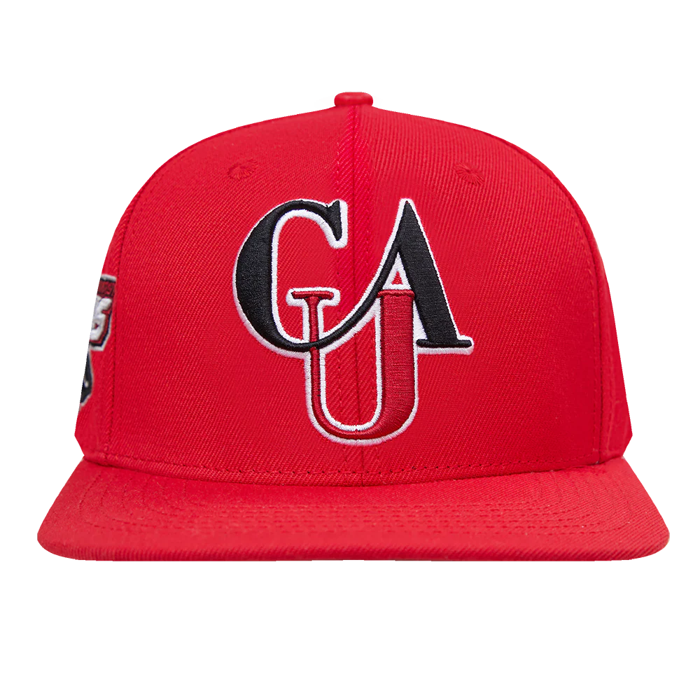 CLARK ATLANTA UNIVERSITY CLASSIC UNISEX STACKED LOGO WOOL SNAPBACK