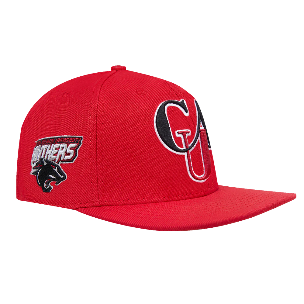 CLARK ATLANTA UNIVERSITY CLASSIC UNISEX STACKED LOGO WOOL SNAPBACK