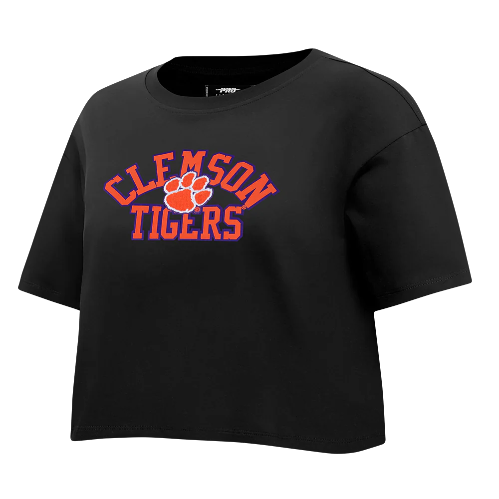 CLEMSON UNIVERSITY CLASSIC SINGLE JERSEY BOXY TEE
