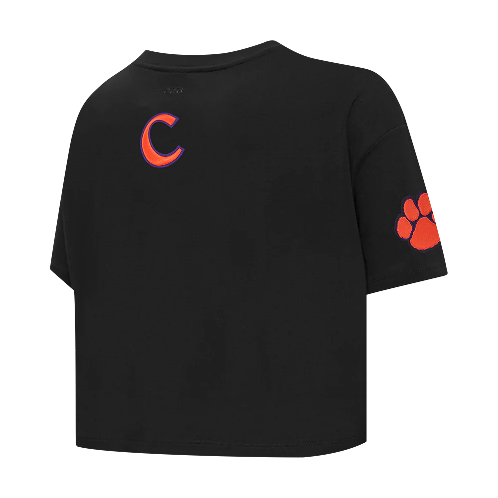 CLEMSON UNIVERSITY CLASSIC SINGLE JERSEY BOXY TEE