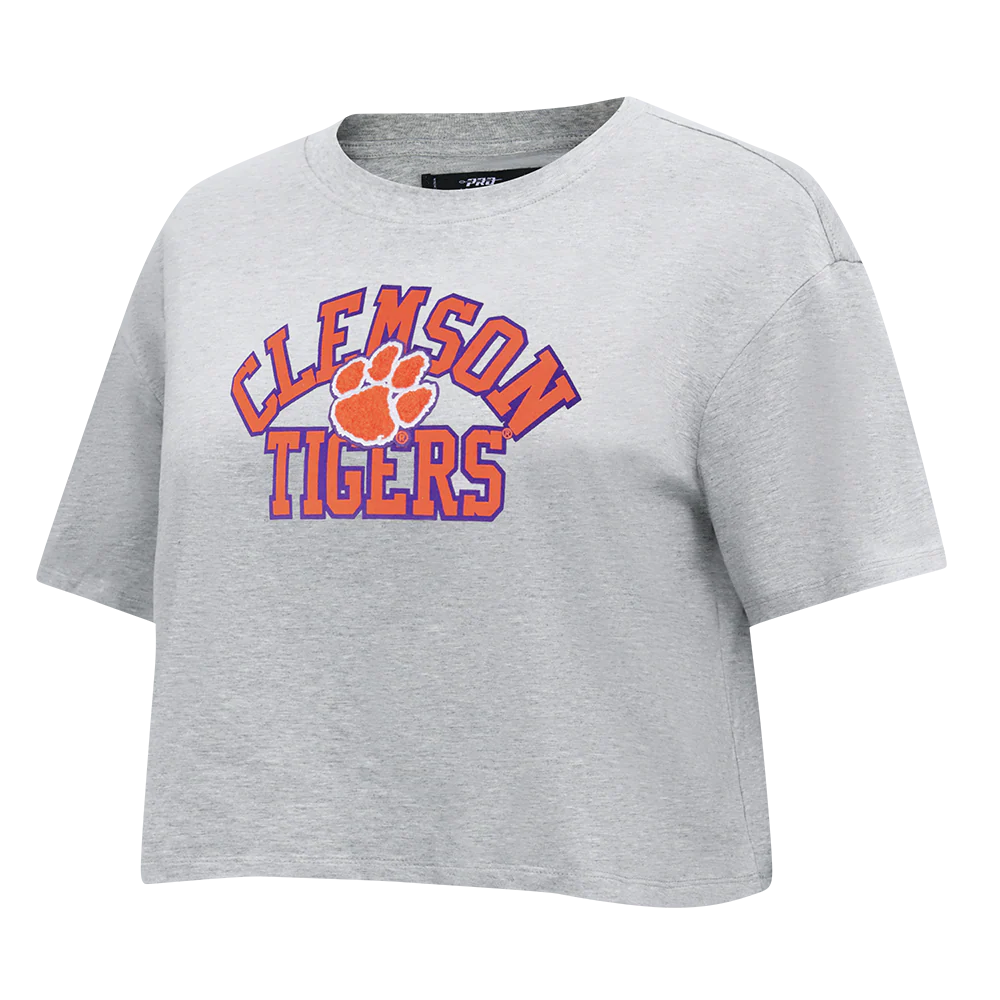 CLEMSON UNIVERSITY CLASSIC SINGLE JERSEY BOXY TEE